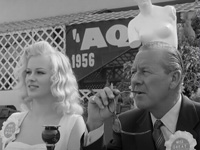 Sabrina judges the 1956 Miss Great Britain beauty competition