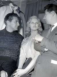 Sabrina chats to Liberace and Max Bygraves