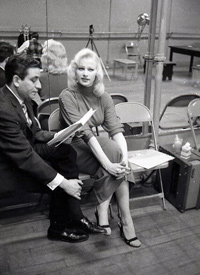 Sabrina's rehearsals for the Steve Allen Show, 1958-03-09