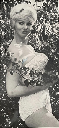 Sabrina in garden lingerie