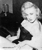 sabrina with earrings border=