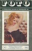 Sabrina on Foto cover 1955