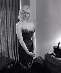 Sabrina in a hotel 1958