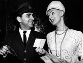 Sabrina at Canadian immigration 1963