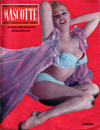 Sabrina (Norma Sykes) on Italian magazine cover