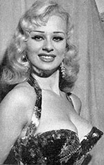 Sabrina in a scaly dress