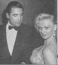 Sabrina and Steve Cochran 1955