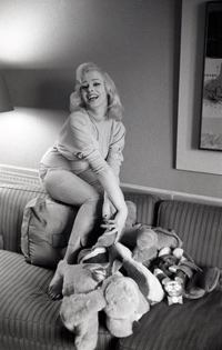 Sabrina with stuffed toys