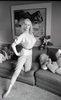 Sabrina (Norma Sykes) with stuffed toys
