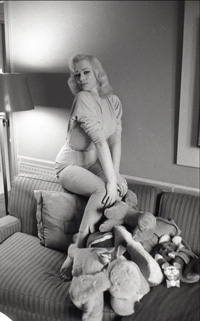 Sabrina (Norma Sykes) with stuffed toys
