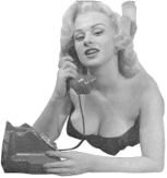 Sabrina on the phone