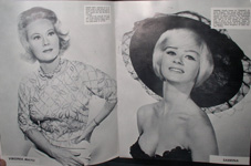 Sabrina in The Loving Couch programme 1965