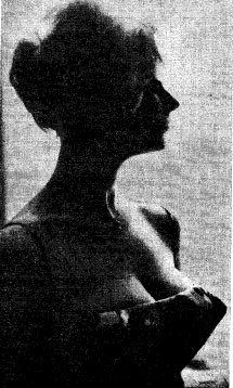 Sabrina in silhouette