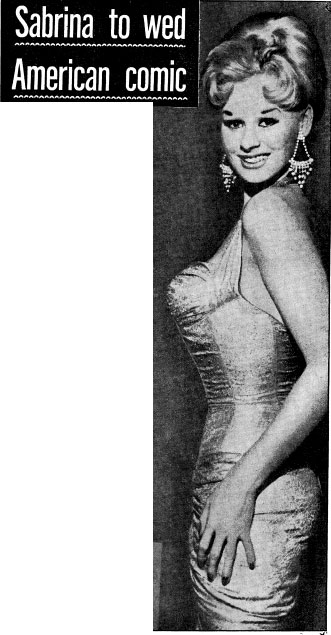 Sabrina to wed American comic